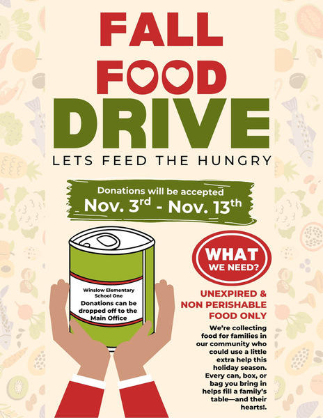 Fall Food Drive!